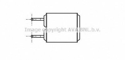 AVA QUALITY COOLING ol6135 -  Теплообменник, отопление салона
